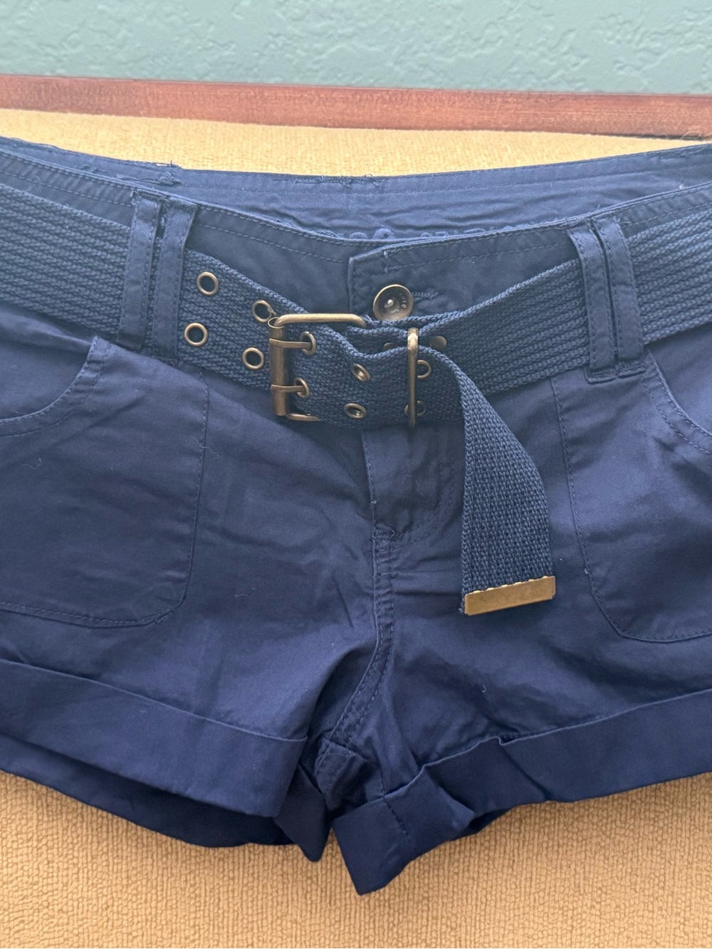 NWOT Dollhouse Navy Cargo Shorts
